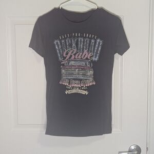 Bass Pro Shops Backroad Babe Graphic Tee Womens Size M